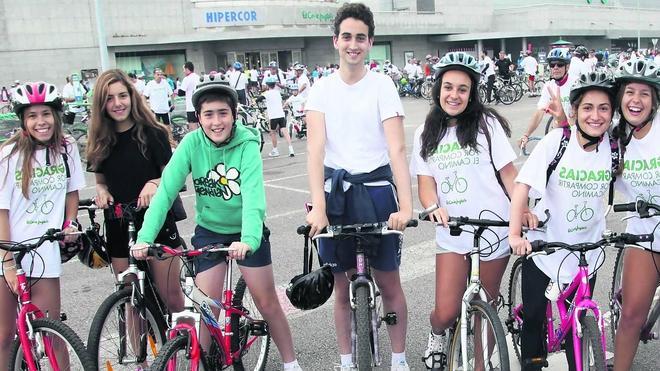 La fiesta de las pedaladas, bajo la lluvia | El Comercio