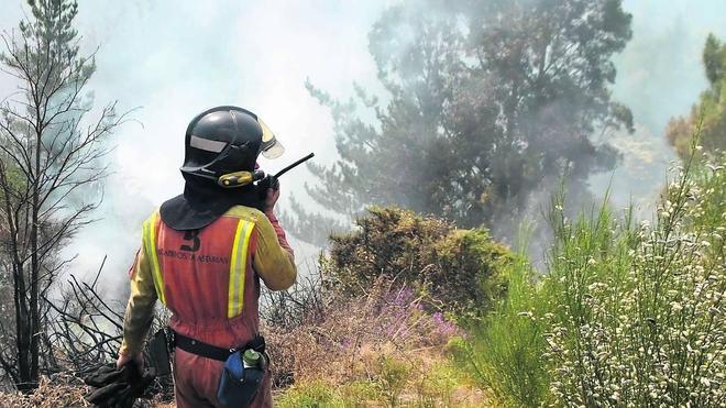 Fallece un hombre de 52 años en la extinción de un incendio en Illano