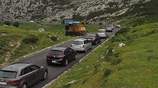 Colapso en la carretera de los Lagos