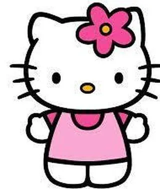 full body hello kitty cake template