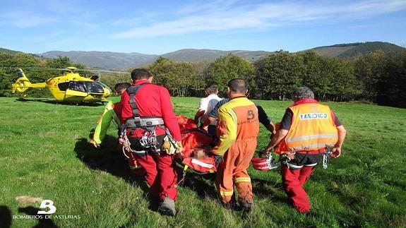 Localizado un hombre desaparecido durante más de 20 horas en San Martín de Oscos