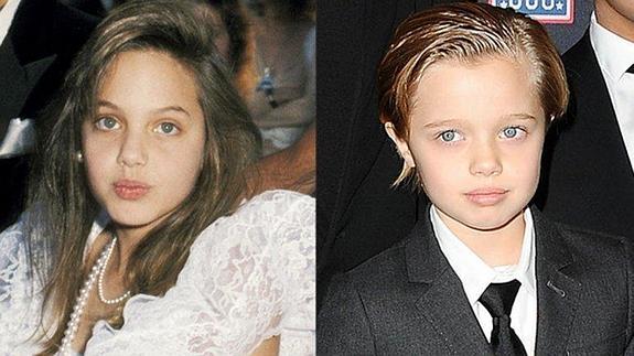 Shiloh Jolie-Pitt, un 'clon' de Angelina y Brad