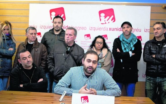 Los comunistas de Langreo se aúnan para alzar a Iván Suárez como candidato de IU