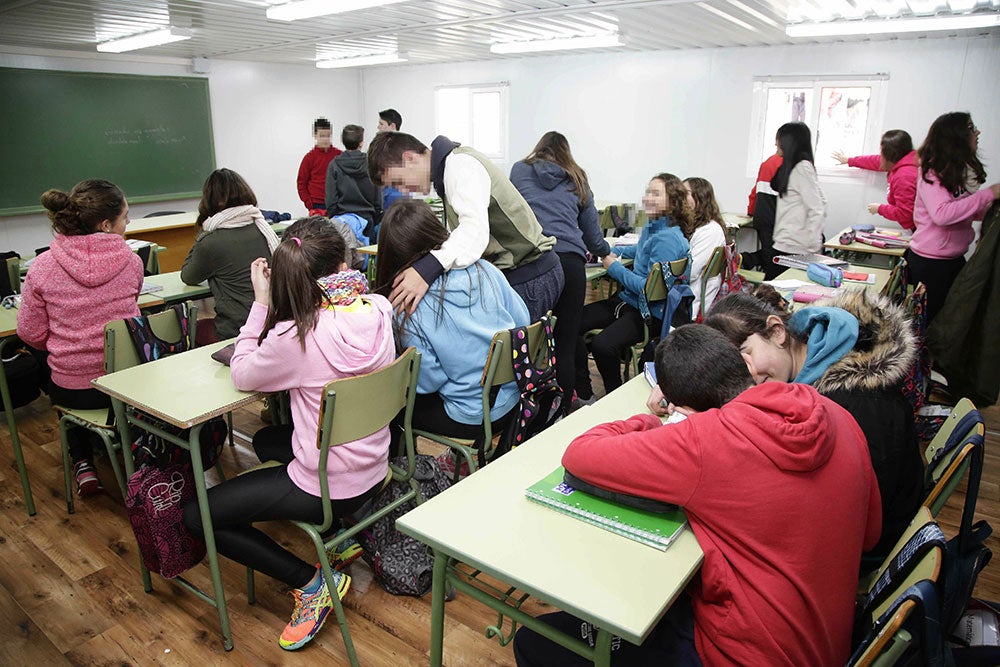 «Las nuevas aulas que estrenamos son pequeñas pero están muy calentinas»