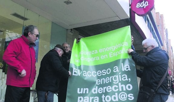 Los pensionistas, contra la subida de la luz