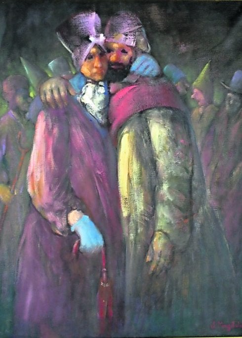 Dos carteles del Antroxu para la colección del Pueblo de Asturias