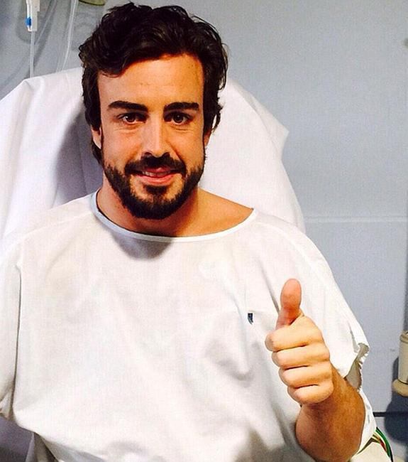 Fernando Alonso dejará el hospital «cuando pueda hacer vida normal»