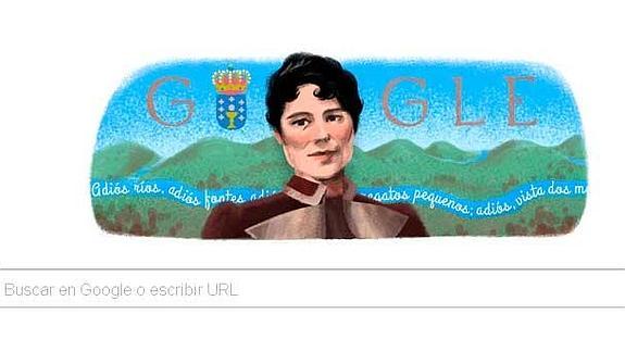 Google homenajea a Rosalía de Castro