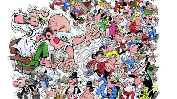 Mortadelo y Filemón viajarán este verano a Metrópoli Gijón