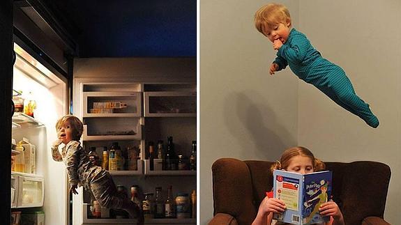 Este padre 'hace volar' a su hijo con síndrome de Down en unas fotos preciosas