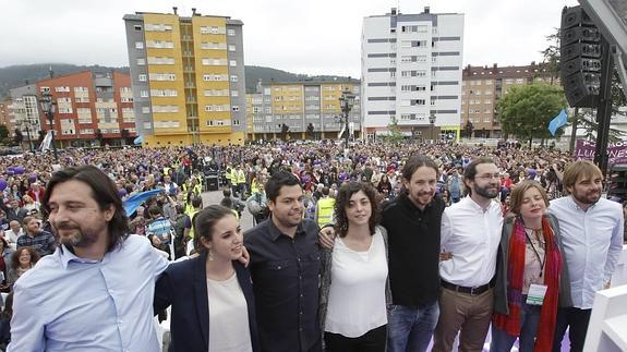 Pablo Iglesias: «Necesitamos agallas asturianas para reconquistar nuestros derechos»