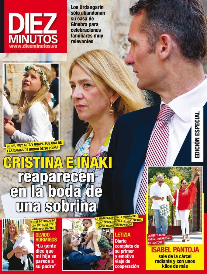 Cristina e Iñaki reaparecen en la boda de una sobrina