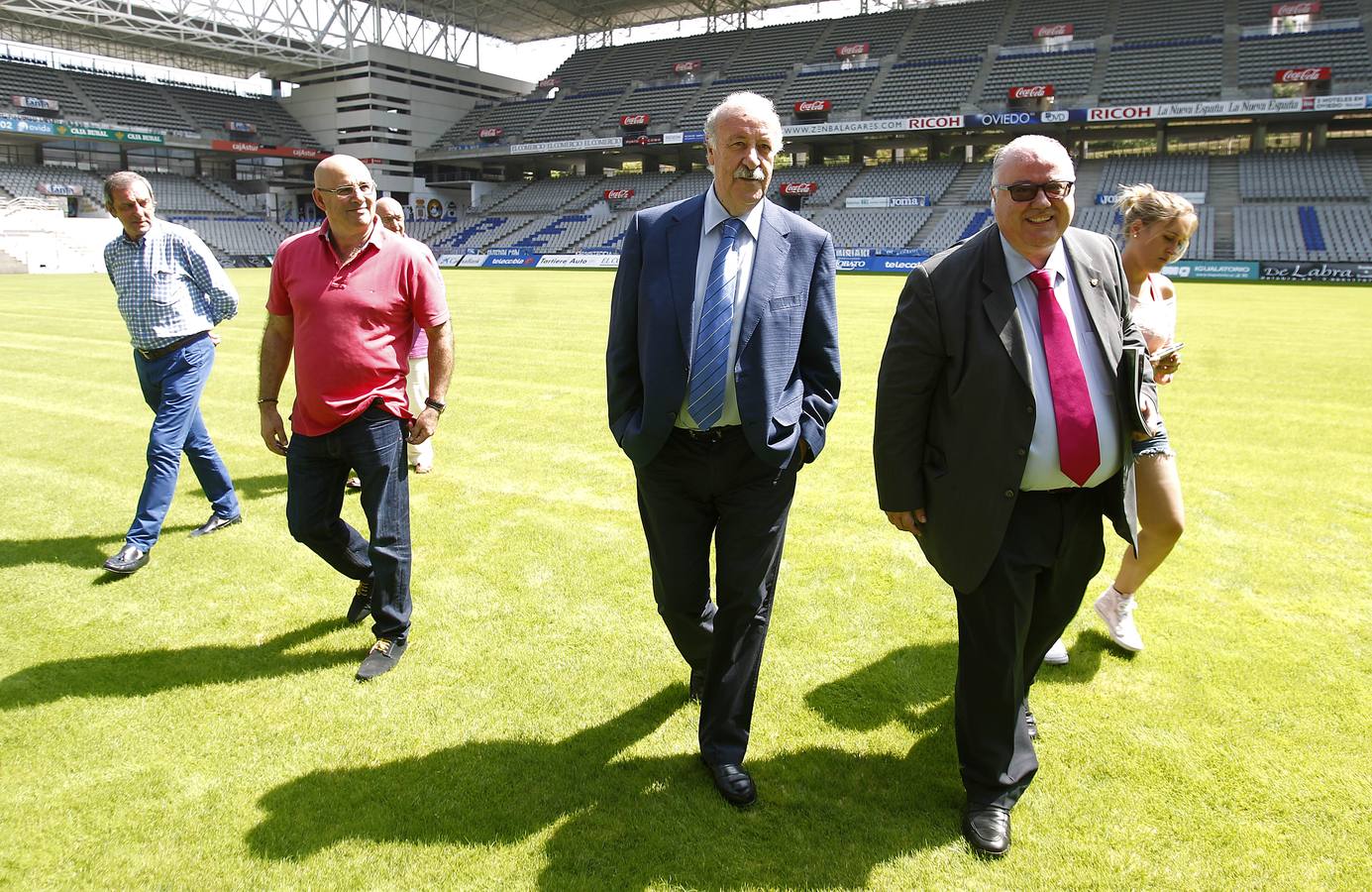 Vicente del Bosque, satisfecho con el Tartiere