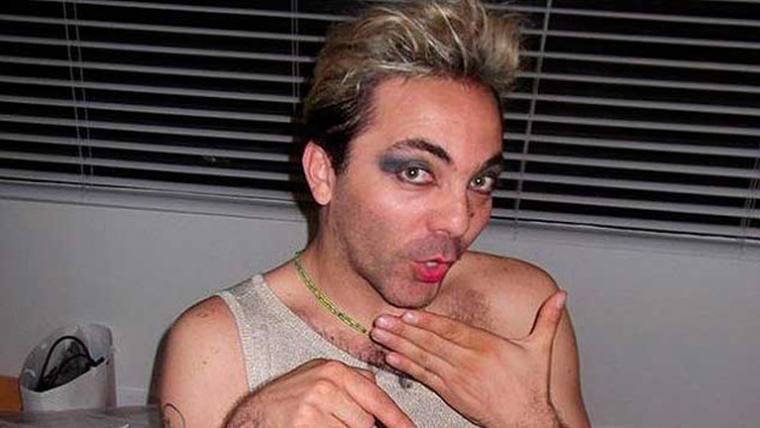 Polémicas fotos de Cristian Castro vestido de mujer