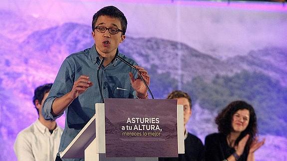 Errejón destaca la valía de sus candidatos frente a «políticos profesionales que no cambian»