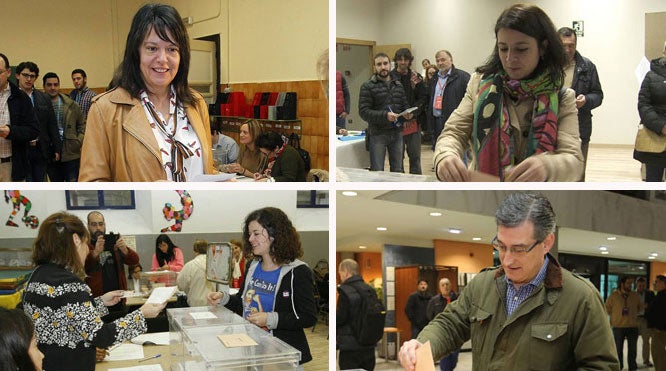 La participación en Asturias es del 35,3% a las dos de la tarde pese a los incendios