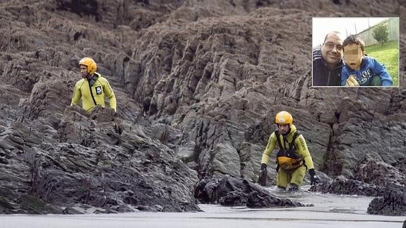 La búsqueda del niño desaparecido en Navia se extiende hasta el cabo Vidio, en Cudillero