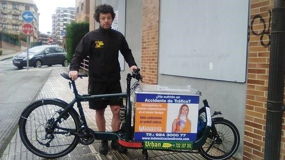 Repartos cien por cien en bicicleta