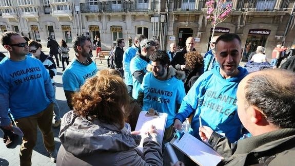 El contrato de los vigilantes comenzará el 14 de marzo