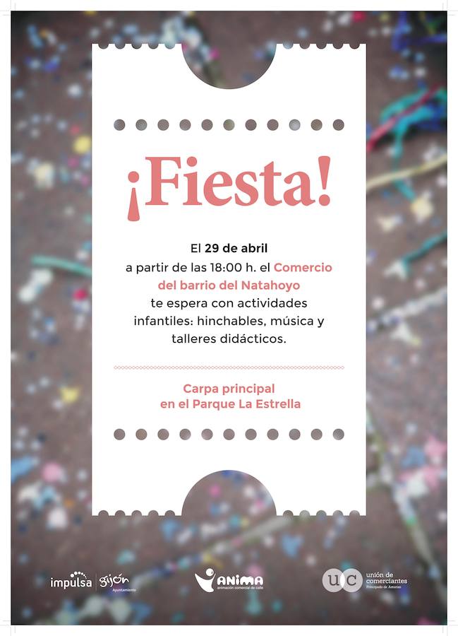 Fiesta del comercio el 29 de abril en el barrio de Natahoyo