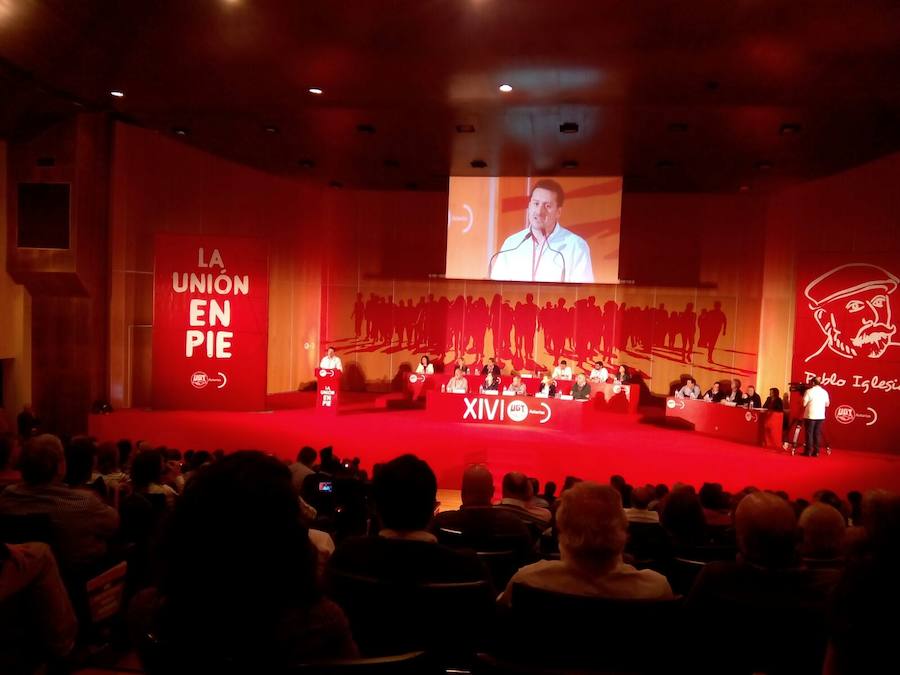 Lanero llama a la unidad en su primer discurso como secretario general de la UGT en Asturias