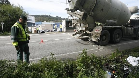 Fallece un motorista en Carreño en un accidente de tráfico