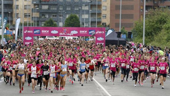 Gijón alcanza los 7.500 participantes en la Carrera de la Mujer