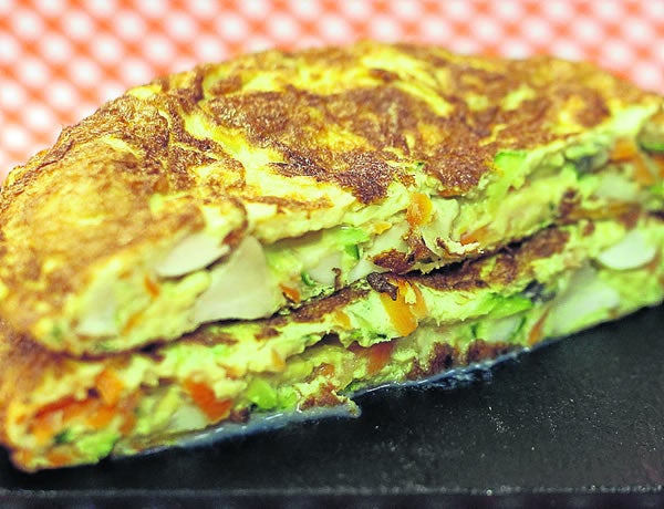 Tortilla de verduras