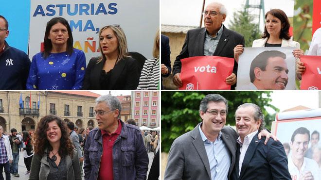 Los partidos se lanzan en Asturias a por el voto de los indecisos como llave de gobierno