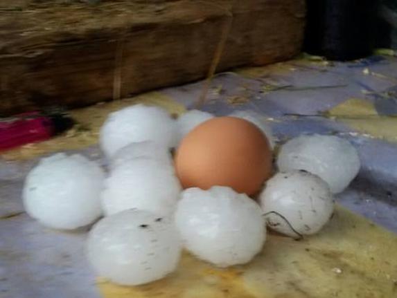 Granizo en el segundo día del verano asturiano