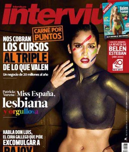 Interviú desnuda a Patricia Yurena, la primera Miss España lesbiana