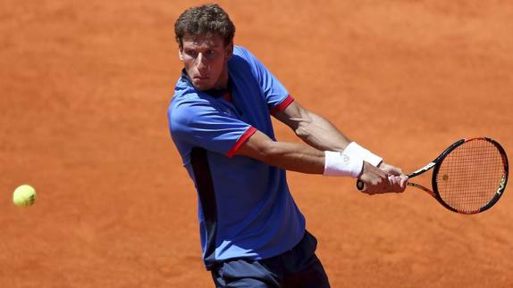 Pablo Carreño, en el equipo español de Copa Davis ante Rumanía