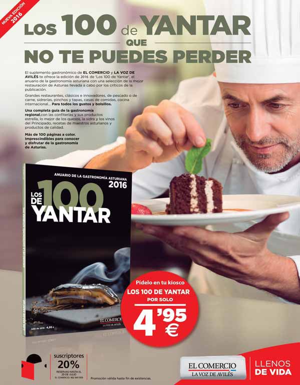 'Los 100 de Yantar', en los quioscos