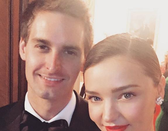 Miranda Kerr se casa con Evan Spiegel