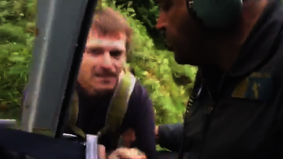 Complejo rescate de un padre y su hijo de 12 años en el Sueve