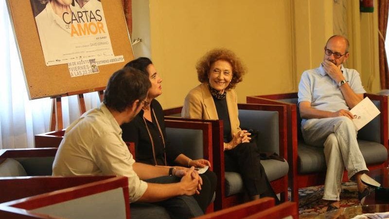 Julia Gutiérrez Caba estrena el viernes en el Palacio Valdés 'Cartas de amor' junto a Miguel Rellán