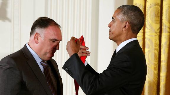 Obama premia a José Andrés