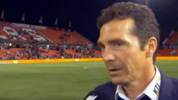 El exbarcelonista Guillermo Amor... y el 'spanglish'