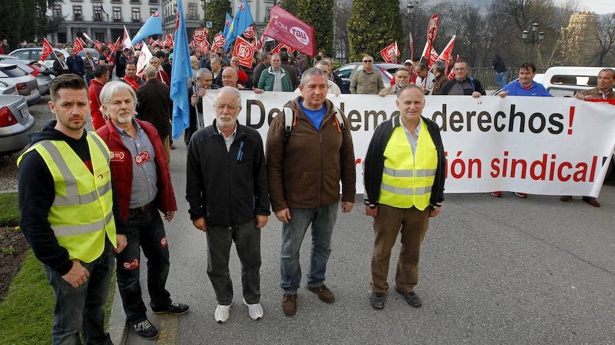 UGT lleva al Tribunal de Estrasburgo la condena de los cinco sindicalistas de ArcelorMittal