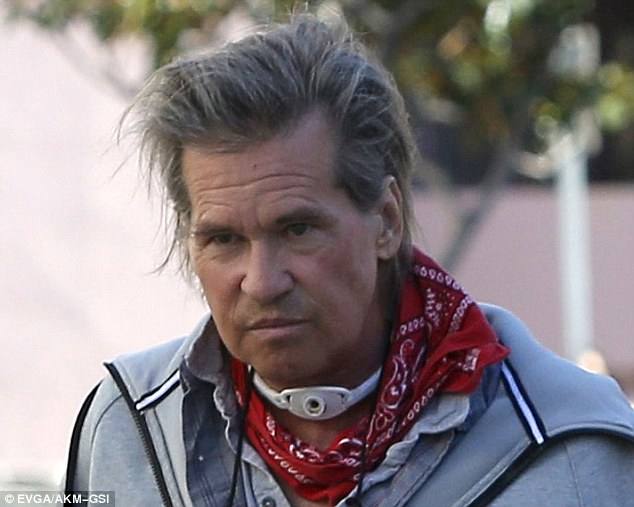 El actor Val Kilmer padece cáncer de garganta