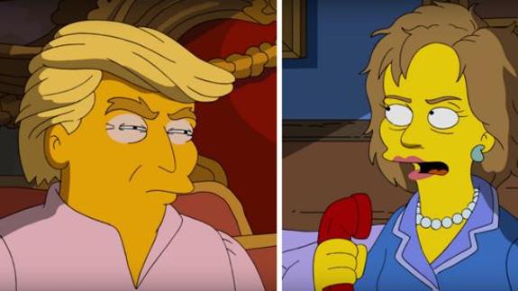 Los Simpson predijeron hace 16 años la victoria de Donald Trump