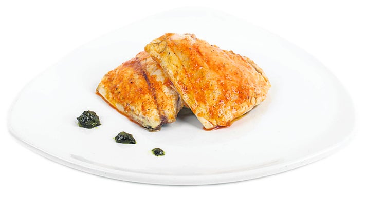 Dorada con salsa chermoula