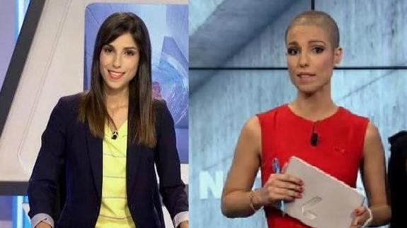 Una presentadora de la televisión murciana planta cara al cáncer en directo