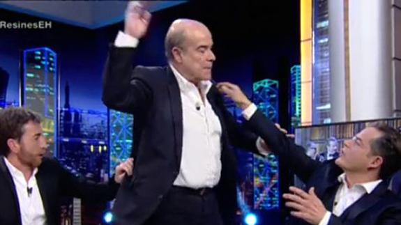 El 'enfado' de Antonio Resines en 'El Hormiguero'