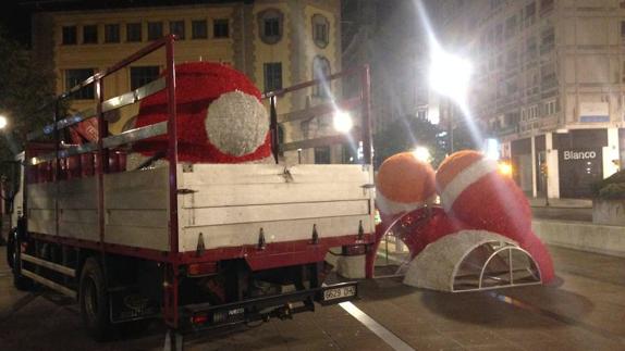 Papá Noel abandona la Plazuela