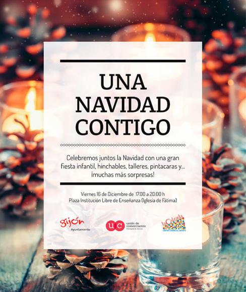 La fiesta de Navidad en el comercio de La Calzada