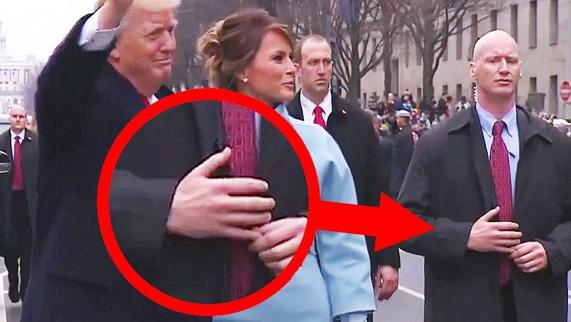 El misterio de las manos falsas del escolta de Trump
