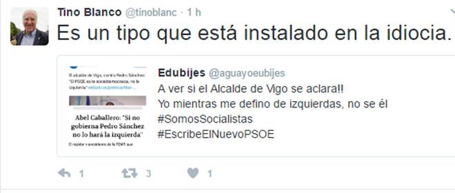 El exconsejero de Sanidad Faustino Blanco: «El alcalde de Vigo está instalado en la idiocia»