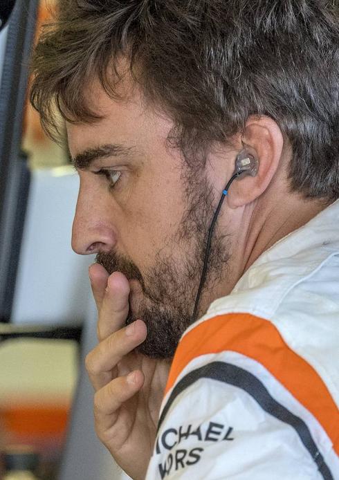 La frustración de Fernando Alonso