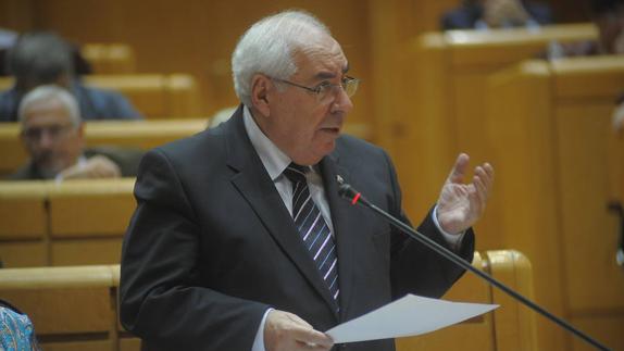 Areces pone a disposición del partido su cargo de portavoz en el Senado